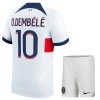 Maglia ufficiale Paris Saint Germain Dembele 10 Trasferta 2023-24 per Bambino